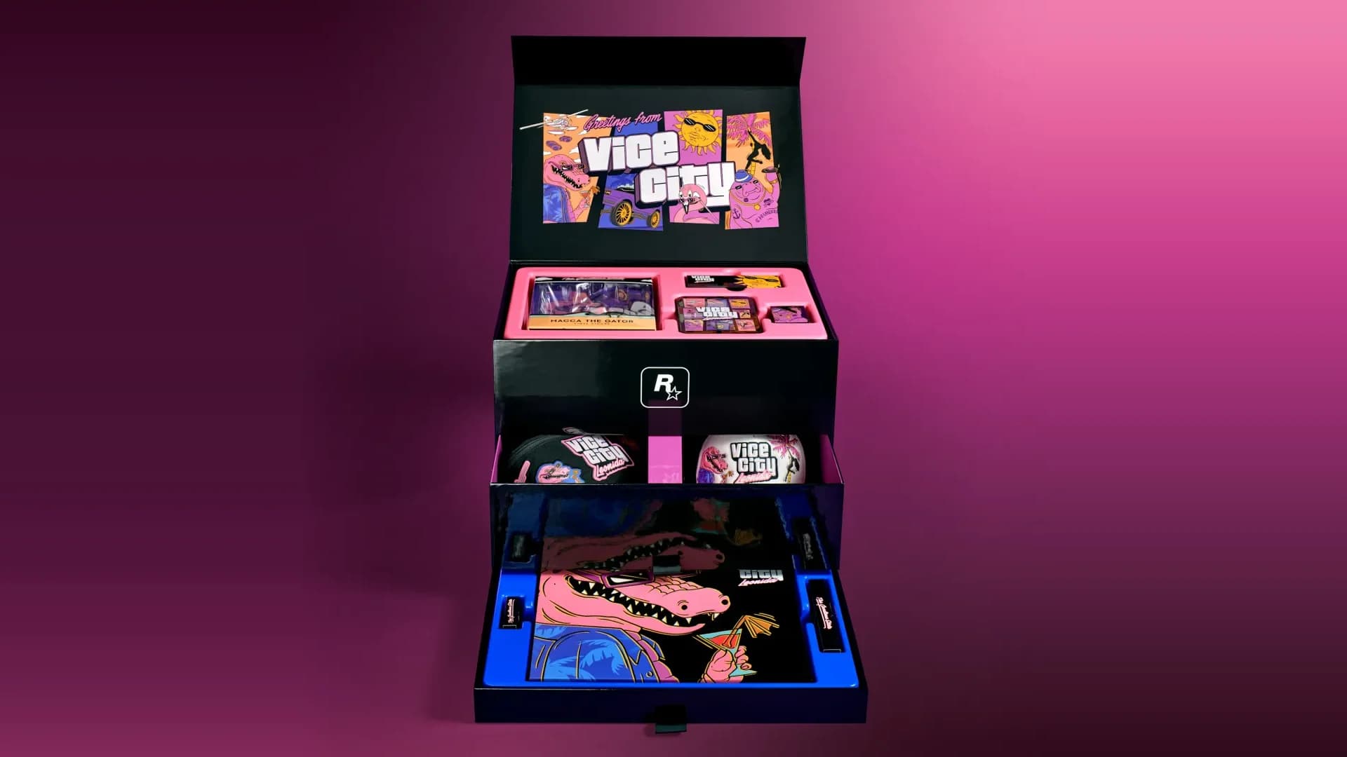 La Goodtime State - Vice City Collection completamente aperta. Immagine: Rockstar Games