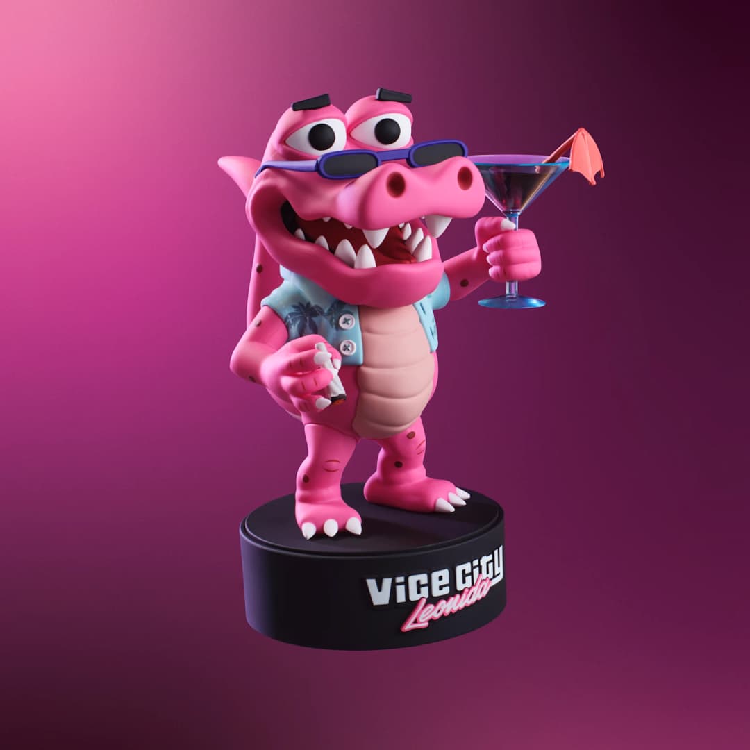 Macca the Gator vinyl figure