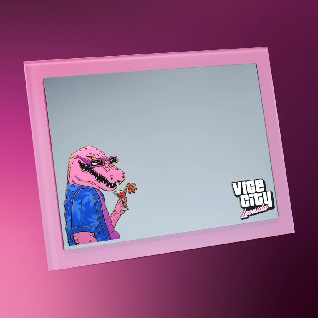Macca the Gator magnetic mirror