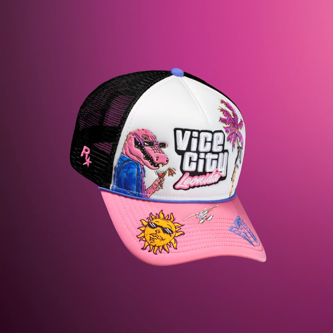 New Era 9FORTY snapback hat with Vice City embellishments