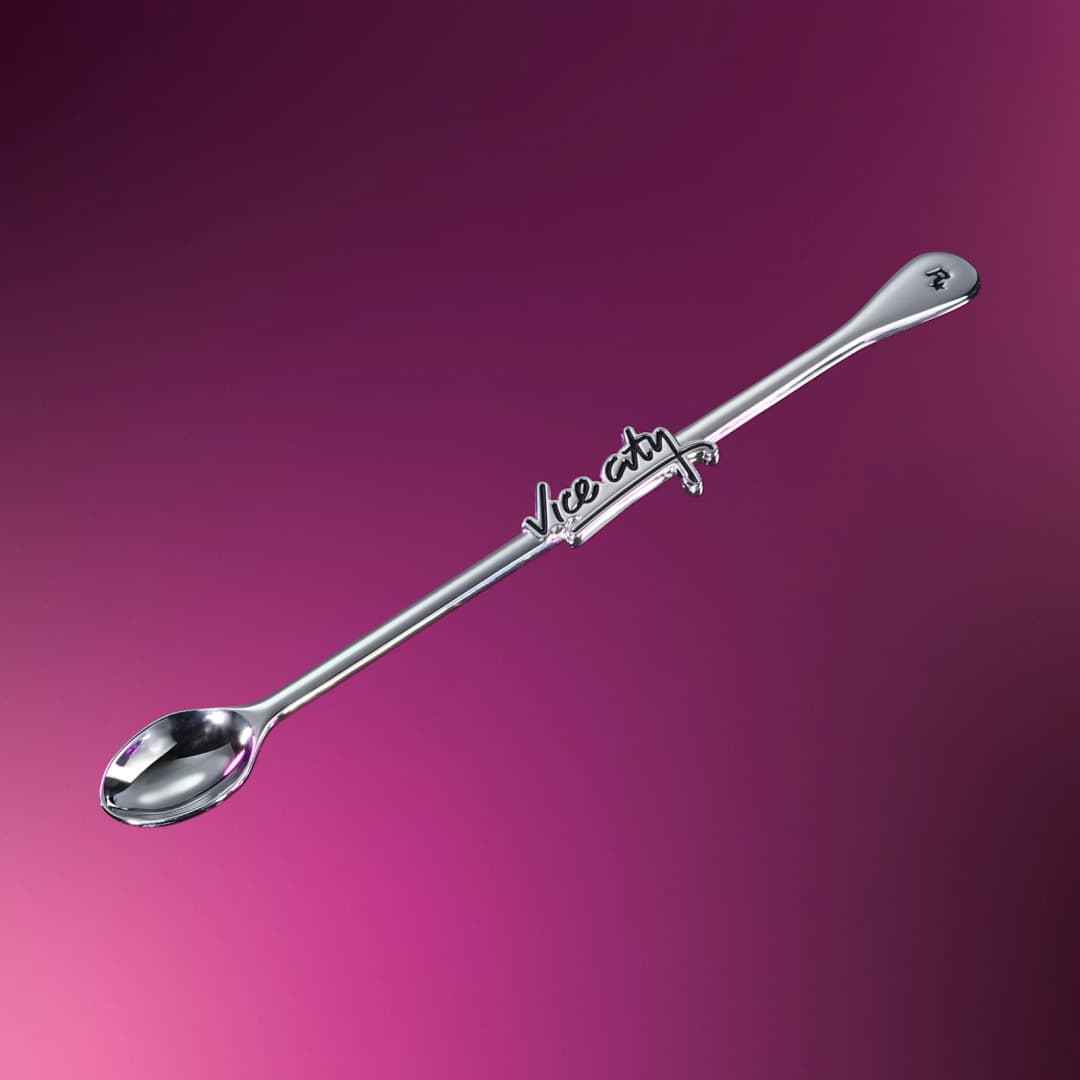 Vice City collectible swizzle spoon
