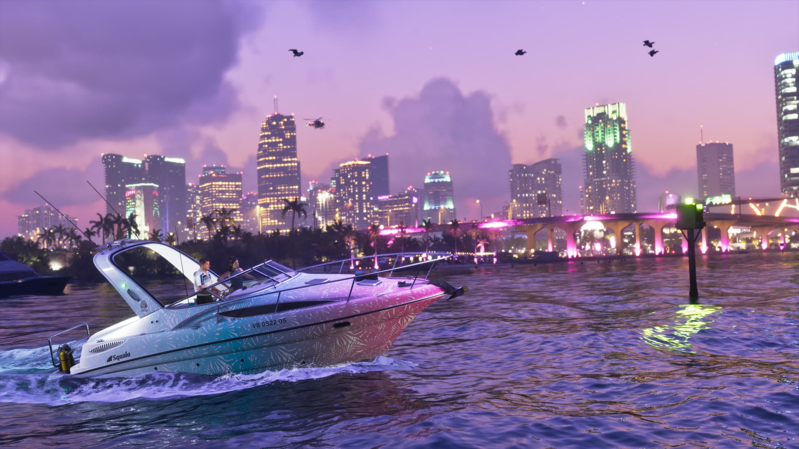 Official Rockstar screenshot of the Shitzu Squalo.