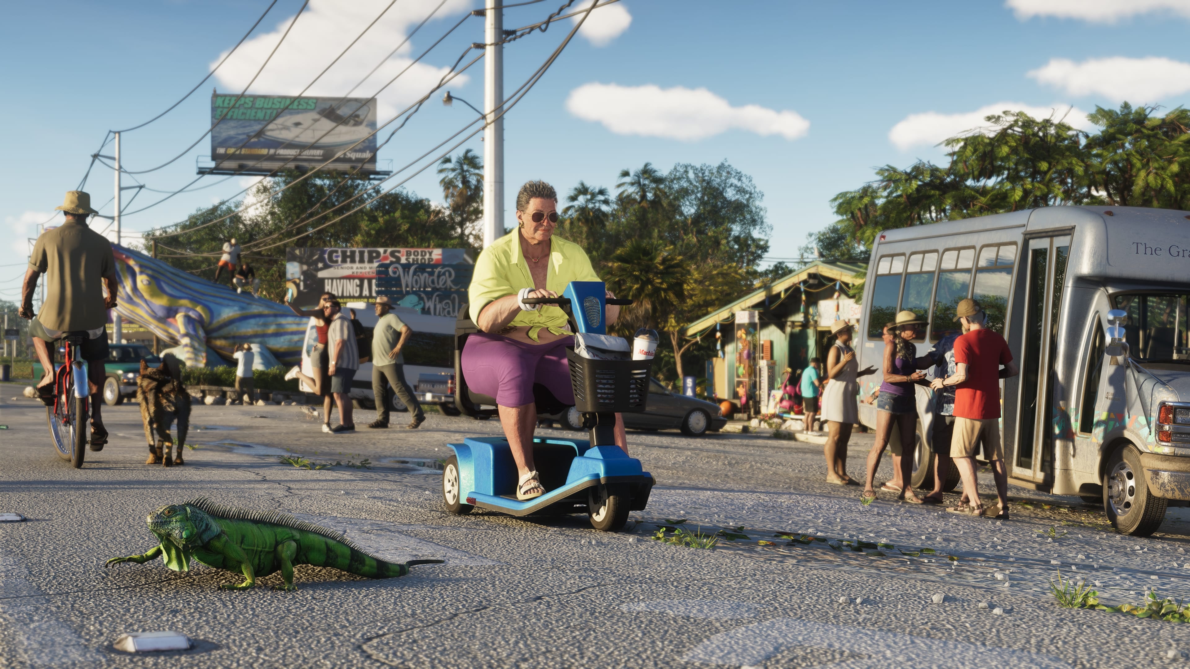 Official Rockstar GTA VI image depicting the Leonida Keys